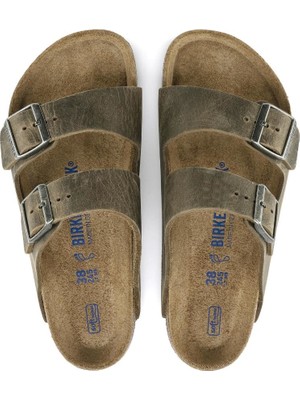 Birkenstock Birkenstock-Kadın-Arızona Sfb Fl Wb-Faded KHAKI-HAKI-1019377