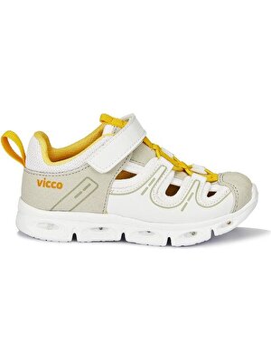 Vicco Patik Phylon Işıklı Sandalet Çocuk Beyaz