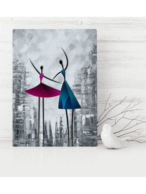 BK Modern Soyut Kanvas Tablo (30 x 50 Cm.) 23