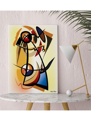 BK Modern Soyut Kanvas Tablo (30 x 50 Cm.) 13