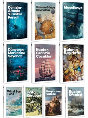 Halk Kitabevi Geleceğin Çocukları - Jules Verne 10 Kitap Bir Arada