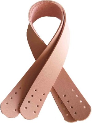 Angel Çanta Aksesuar Suni Deri El Çanta Sapı 35 cm Pudra