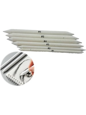 Samur Sanatsal Pastel Boya Dağıtıcı Kaynaştırma Kalemi - 6'lı