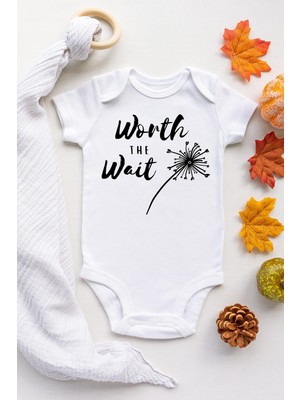 Limon Worth The Wait Kısa Kol Çıtçıtlı Bebek Body