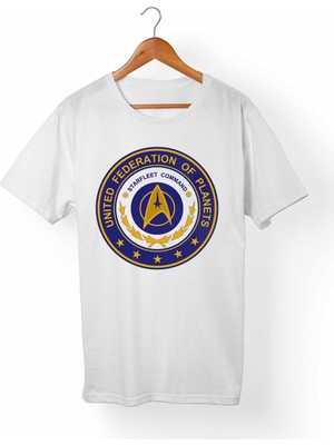 Alfa Tshirt Star Trek- Çocuk Beyaz Tişört