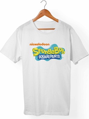 Alfa Tshirt Süngerbob Çocuk Beyaz Tişört