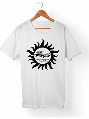 Alfa Tshirt Supernatural Çocuk Beyaz Tişört