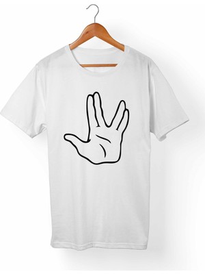 Alfa Tshirt Star Trek- Çocuk Beyaz Tişört