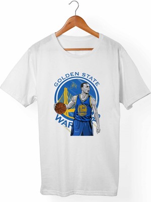 Alfa Tshirt Stephen Curry Çocuk Beyaz Tişört