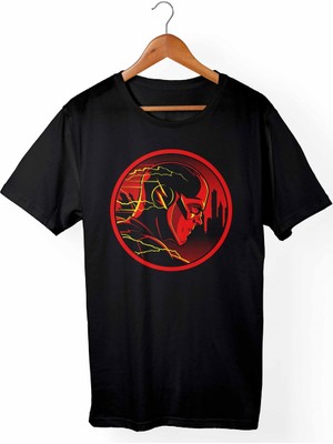 Alfa Tshirt The Flash Çocuk Siyah Tişört