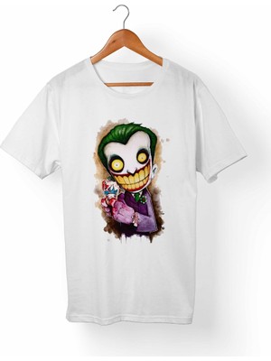 Alfa Tshirt Joker Çocuk Beyaz Tişört