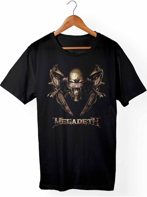 Alfa Tshirt Megadeth Çocuk Siyah Tişört