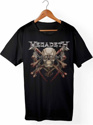 Alfa Tshirt Megadeth Çocuk Siyah Tişört