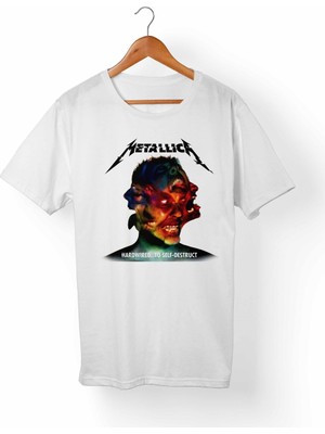 Alfa Tshirt Metallica Çocuk Beyaz Tişört