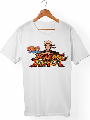 Alfa Tshirt Naruto Uzumaki Çocuk Beyaz Tişört