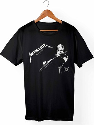 Alfa Tshirt Metallica Çocuk Siyah Tişört