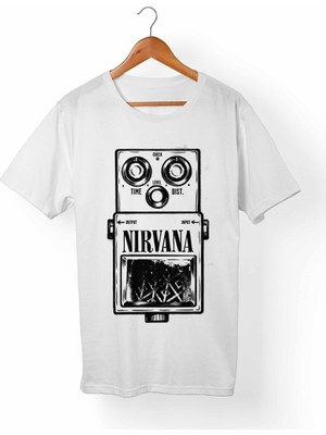 Alfa Tshirt Nirvana Çocuk Beyaz Tişört