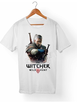 Alfa Tshirt The Witcher Çocuk Beyaz Tişört