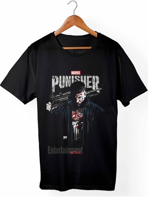 Alfa Tshirt Punisher-Cezalandırıcı Çocuk Siyah Tişört
