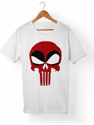 Alfa Tshirt Punisher Çocuk Beyaz Tişört