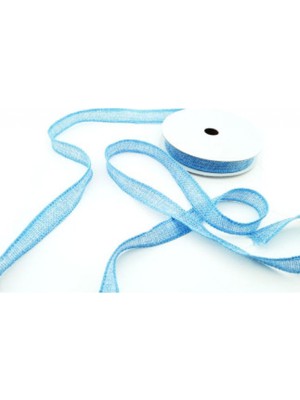 Hayaller Dükkanı Kurdela Jüt Kanaviçe Mavi 1.5cm 10mt Pk:1