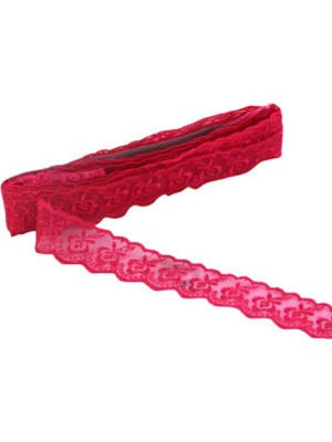 Hayaller Dükkanı Kurdela Danteli 4cm Fuşya Pk10yard0