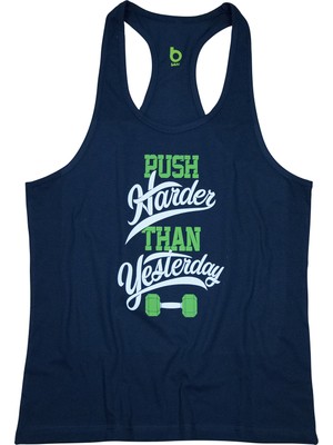 Bluu Fitness Gym Tank Top Sporcu Atleti Pushharder