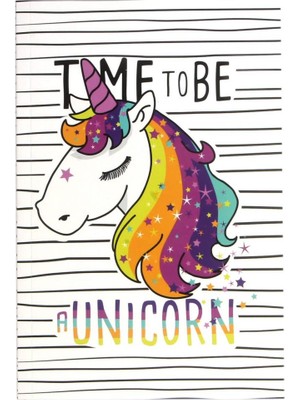 Hediyekanalı  Unicorn 2 Li Set Unicorn Notluk Unicorn Temalı Çizgisiz Defter