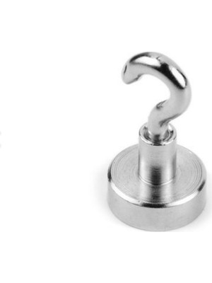 Dünya Magnet 12 mm Pot Mıknatıs - Güçlü Neodyum Askı Kanca Mıknatıs