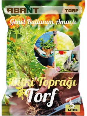 Abant Torf Doğal Bitki Toprağı 5 Litre