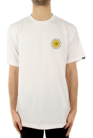 white and yellow vans shirt