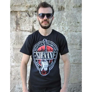 Nirvana Siyah Erkek Tişört(7)