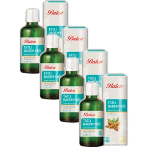 Tatlı Badem Yağı Soğuk Pres 50 ml 4 Lü