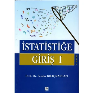 Istatistiğe Giriş 1 -   Serdar Kılıçkaplan