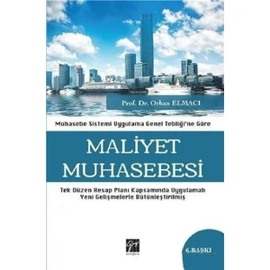 Gazi Kitabevi Maliyet Muhasebesi - Orhan Elmacı