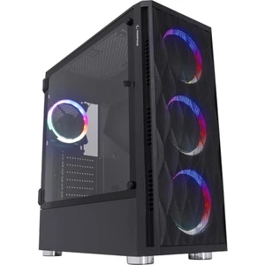 X-Horse Tempered Glass 650W 80 Plus Bronze 4*rainbow Fan 1*usb 3.0 1*usb 2.0 Gaming Kasa
