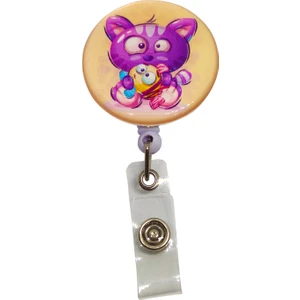 Kedicik Damla Baskı Yoyo ve Yaka Kartlığı