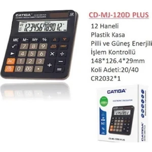 Catiga CD-MJ-120D Plus 12 Hane Hesap Makinesi
