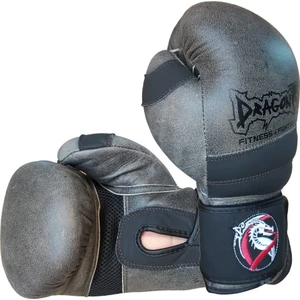 Antique Deri Kick Boks, Muay Thai ve Boks Eldiveni Gri 30211
