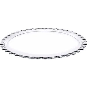 Beyaz Büyük Pasta Servis Tabağı 10539