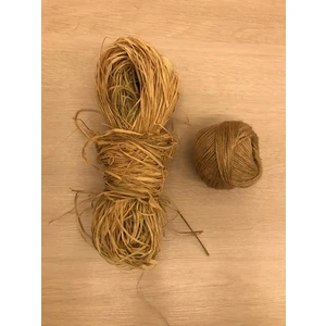 ACY STORE 100 Gram Doğal Rafya & 100 Metre Jüt Kırnap 1 Adet Süsleme, Hobi, Makrome, Saman Ip, Muz Lifi