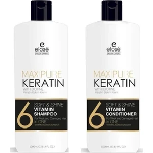 Keratin ve Biotin Saç Bakım Şampuanı 1000 ml + Keratin ve Biotin Saç Bakım Kremi 1000 ml 2' Li Set