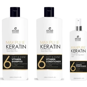 Maxıpure Keratin ve Biotin 3'lü Saç Bakım ve Onarım Seti