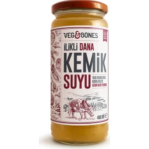 Veg&bones Ilikli Dana Kemik Suyu 480 gr
