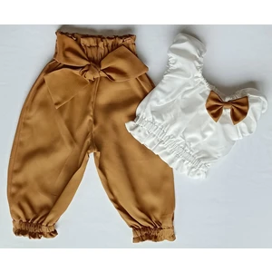 Moms And Babies Büstiyerli Pantolon Takım Tarçın