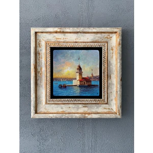 Oscar Stone Decor Çerçeveli Taş Duvar Dekoru 20 x 20 cm CDD1-40-018