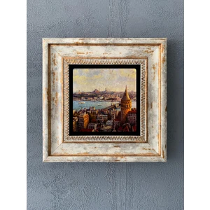 Oscar Stone Decor Çerçeveli Taş Duvar Dekoru 20 x 20 cm CDD1-40-028