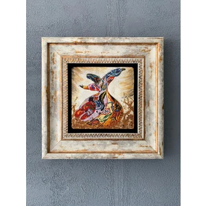 Oscar Stone Decor Çerçeveli Taş Duvar Dekoru 20 x 20 cm CDD1-40-060