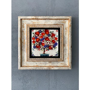 Oscar Stone Decor Çerçeveli Taş Duvar Dekoru 20 x 20 cm CDD1-40-471