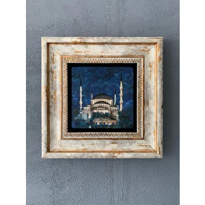 Oscar Stone Decor Çerçeveli Taş Duvar Dekoru 20 x 20 cm CDD1-40-532